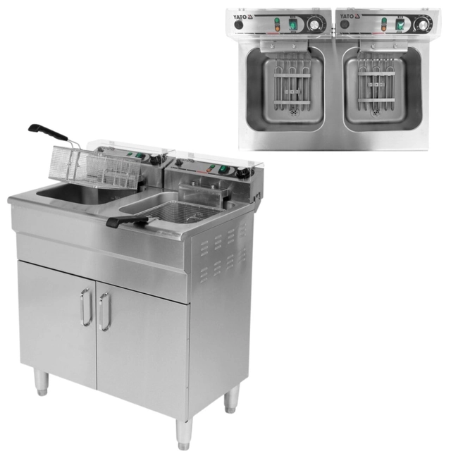 Friteuza cu dulap Fryer 2x11,5l Yato Yg-04638