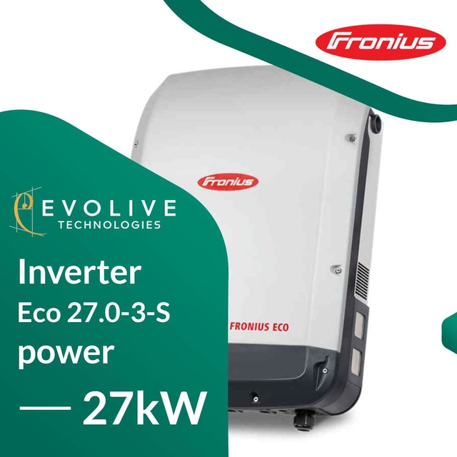 FRONIUS Eco 27.0-3-S Ελαφρύς μετατροπέας