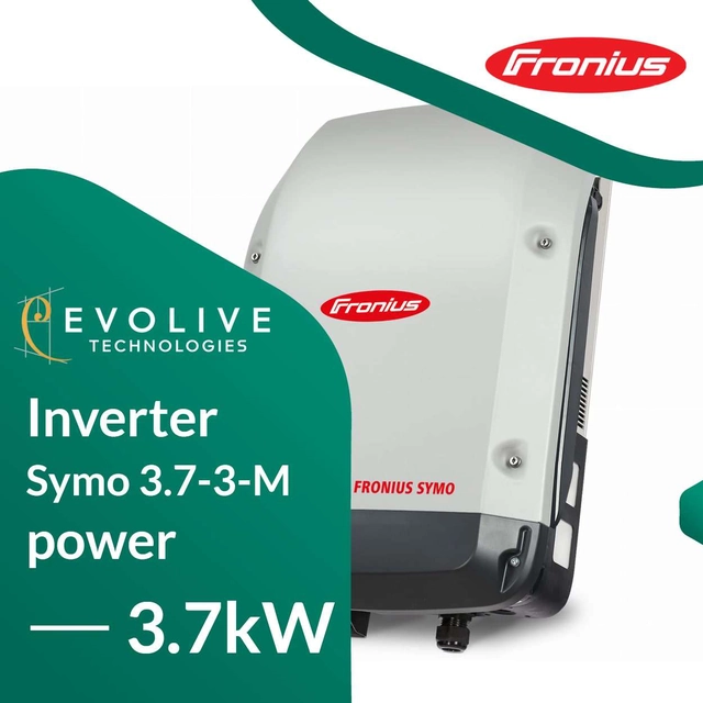 FRONIUS Symo inverter 3.7-3-M Ljus