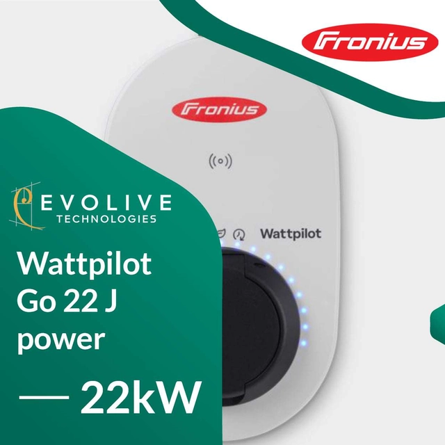 Fronius Wattpilot Go hordozható töltő22 J,22kW