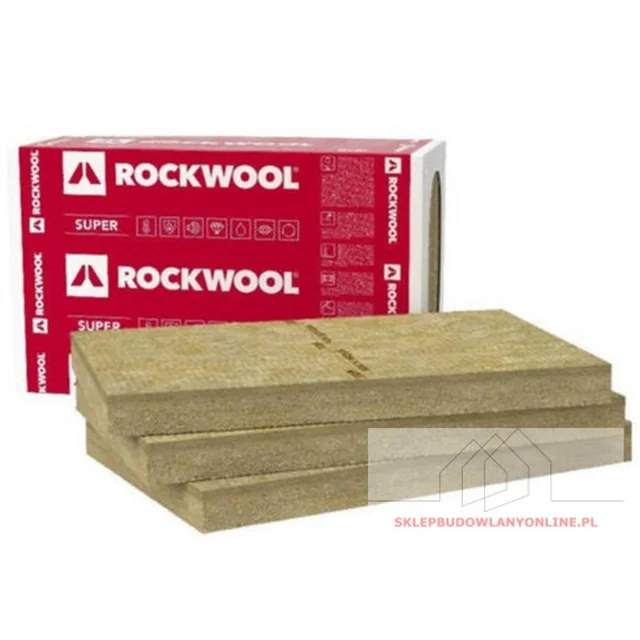Frontrock Super 120mm lana de roca, lambda 0.036, pack= 1,8 m2 LANA DE ROCA