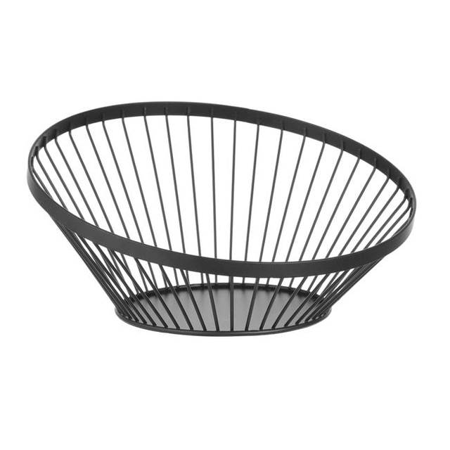 Fruit basket, black, height 130 mm