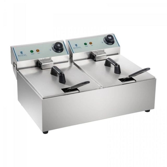 Fryer - 2 x 10 liters - ECO ROYAL CATERING 10010255 RCEF-10DY-ECO