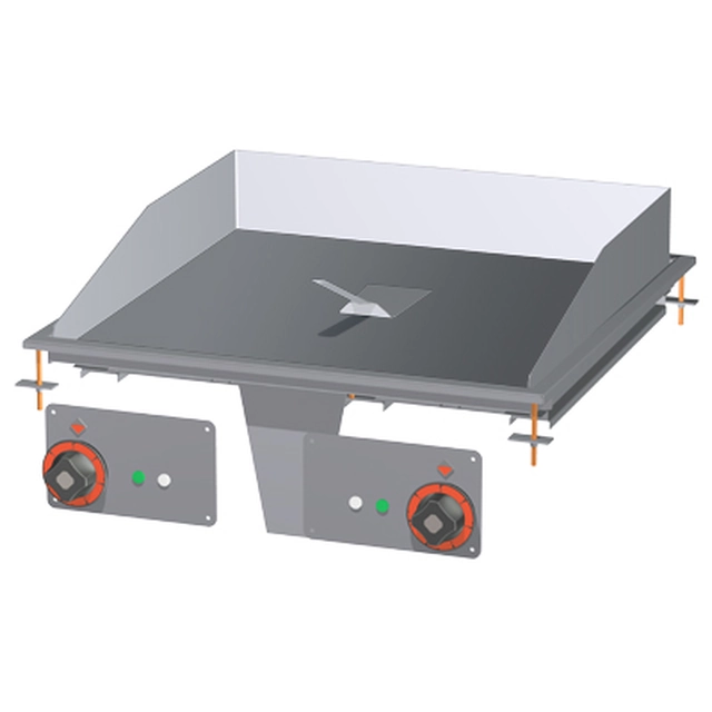 FTLRD - 66 ET plade 1/2 glat - 1/2 rillet