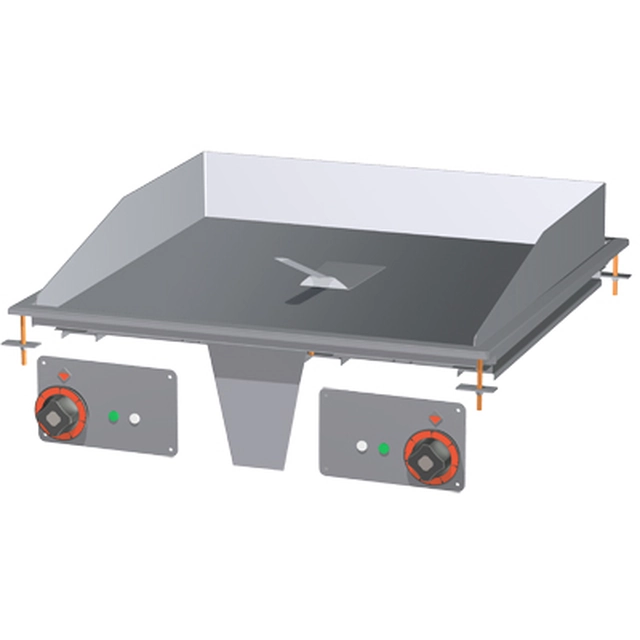 FTLRD - 68 ET plade 1/2 glat - 1/2 rillet