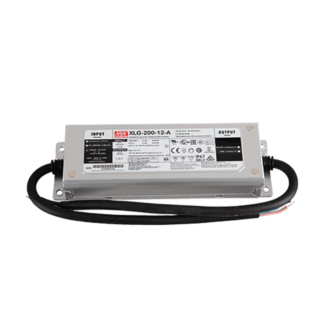 Fuente de alimentación LED, 12V / 16A, IP67 - MEAN WELL XLG-200-12-A