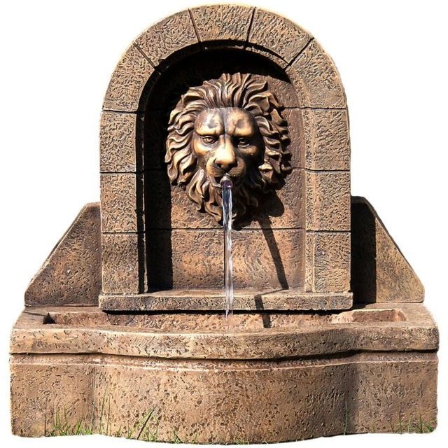 Fuente de jardín - cabeza de león 50 x 54 x 29 cm