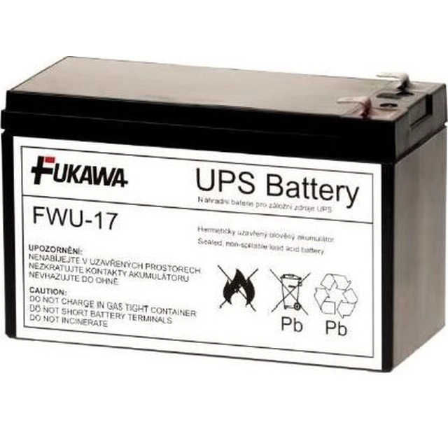 Fukawa akkumulátor FWU 12V/9Ah (FWU-17)