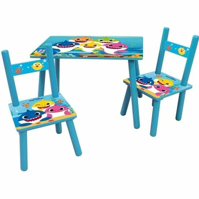 Fun House BABY SHARK kindertafel en stoel