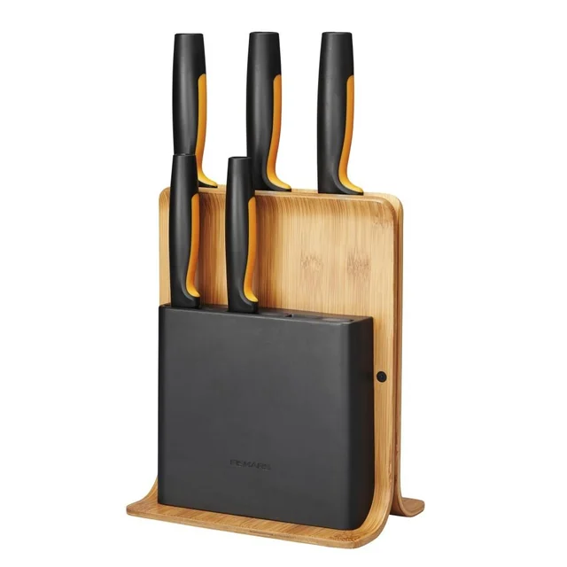 Functional Form™ bamboo knife block 5 set 1057552