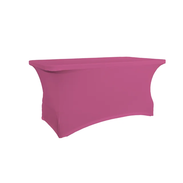 Funda para mesa rectangular, largo 152,4 cm amaranto