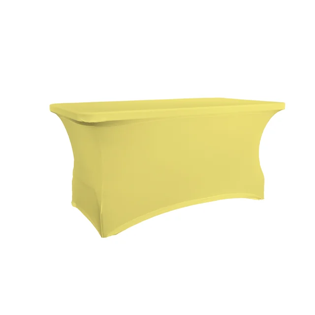 Funda para mesa rectangular, largo 152,4 cm, canario