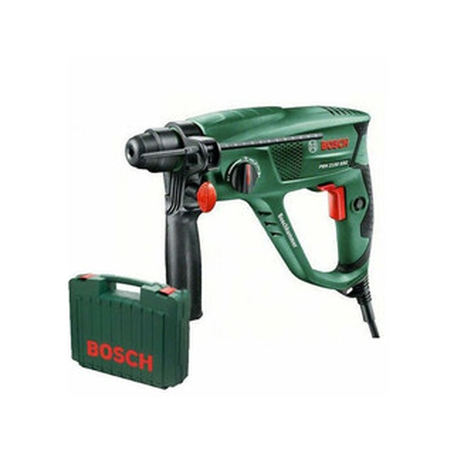 Furadeira elétrica Bosch PBH 2100 SRE 1,7 J | Em concreto: 20 mm | 2,2 kg | 550 W | SDS-Plus | Em uma mala