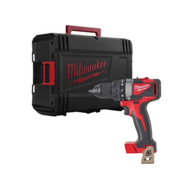 Furadeira sem fio Milwaukee M18 BLDD2-0X com mandril 18 V | 82 Nm | Carbono sem escova | Sem bateria e carregador | No caso de serviço pesado