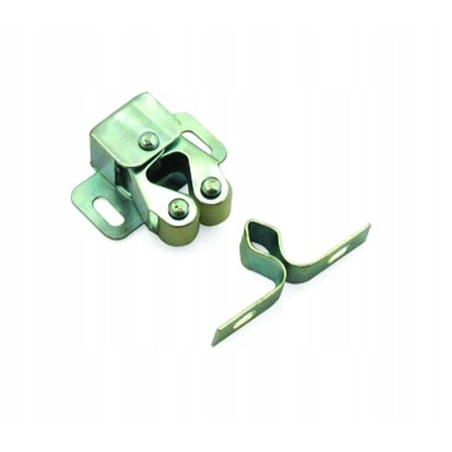 FURNITURE LATCH FOR ROLLER FURNITURE, PRESSED GALVANIZED