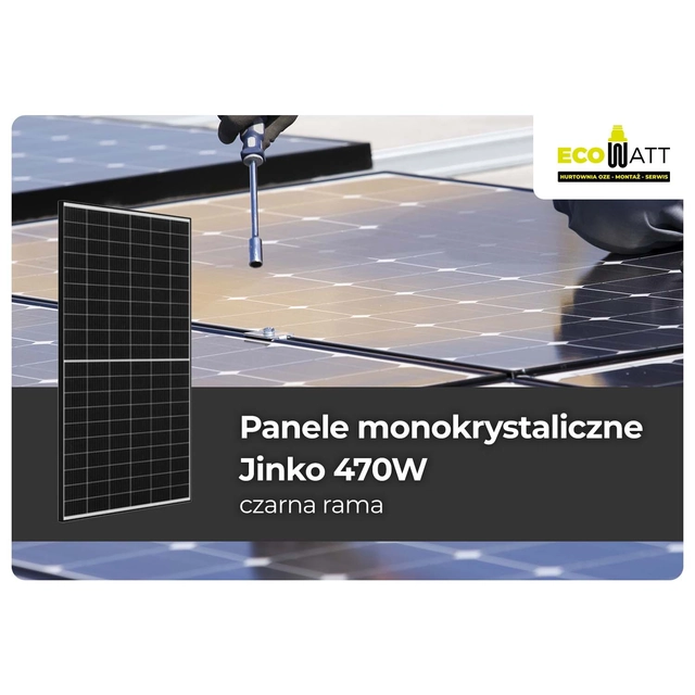 FV modul (fotovoltaický panel) Jinko 480W N-typ 60HL4-(V) 480 černý rám