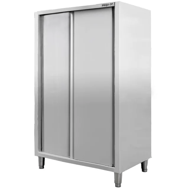 Gabinete de catering profissional em aço inoxidável 2-drzwiowa 120x50x200cm