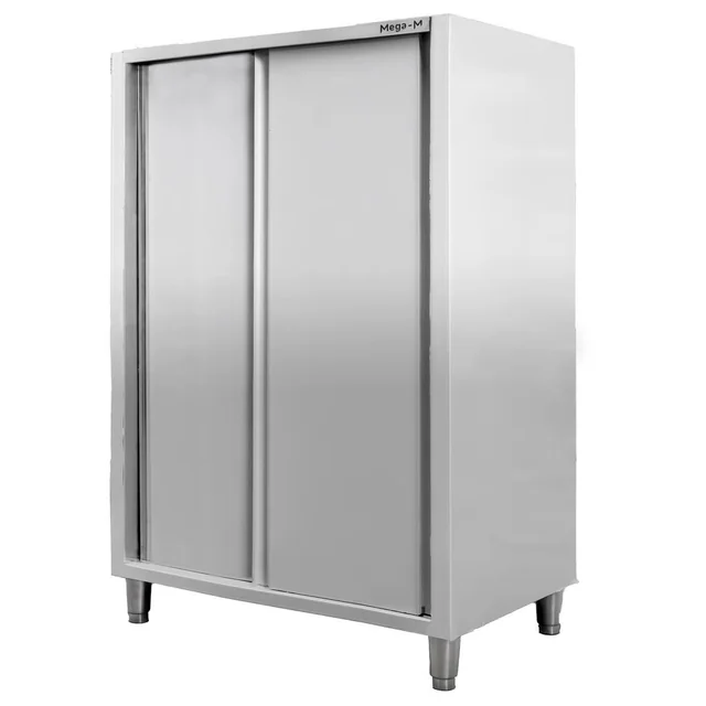 Gabinete de catering profissional em aço inoxidável 2-drzwiowa 120x60x180cm