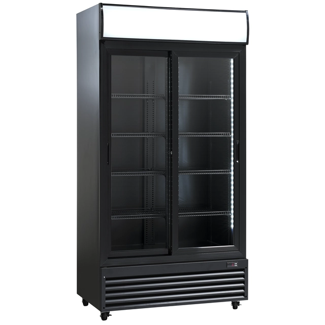 Gabinete de enfriamiento acristalado SD802BSLE | puerta corredera | 690 (RQ801SL)