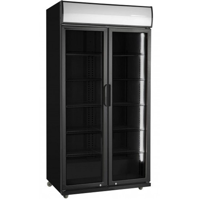 Gabinete frigorífico, vidrio 880h-Black 590 L (Sd881he)