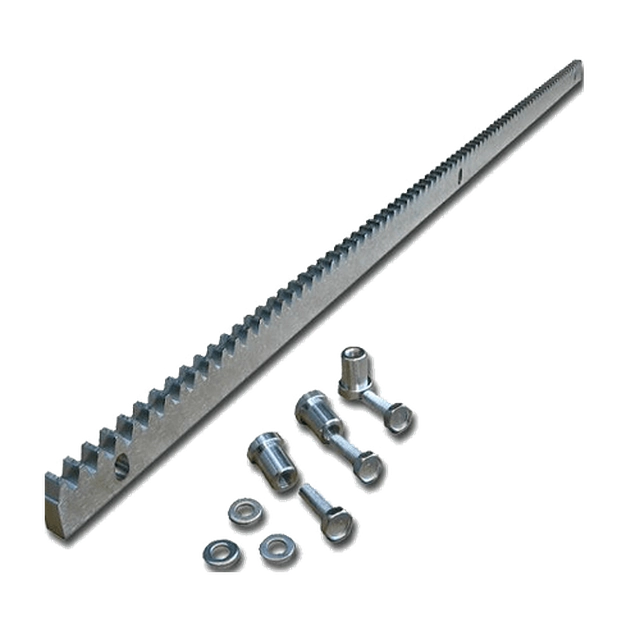 Galvanized metal rack 30x12 mm - length 1M