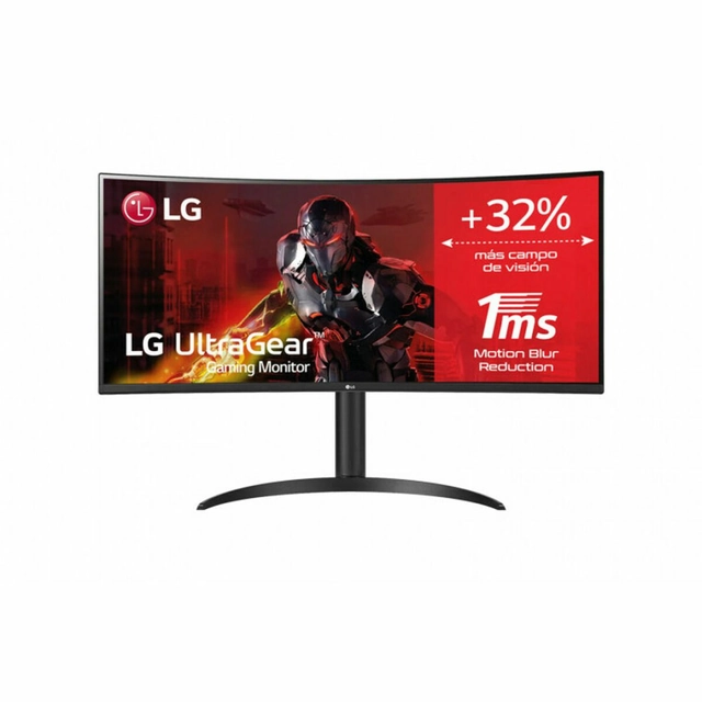 Gaming Monitor LG 34WP75CP-B 34&quot; Wide Quad HD Bent LED