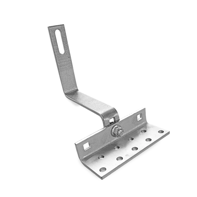 Gancho de techo solar, montaje lateral, ajustable, acero inoxidable