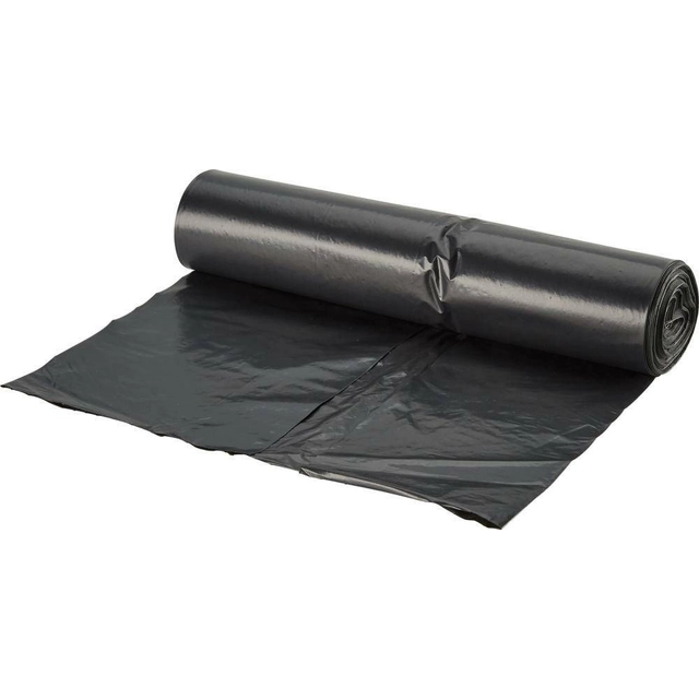 Garbage bag 70l, gray, approx. 35 µm in a roll of 25 pcs.