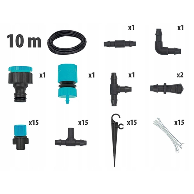 GARDEN PLANT WATERING KIT 10m