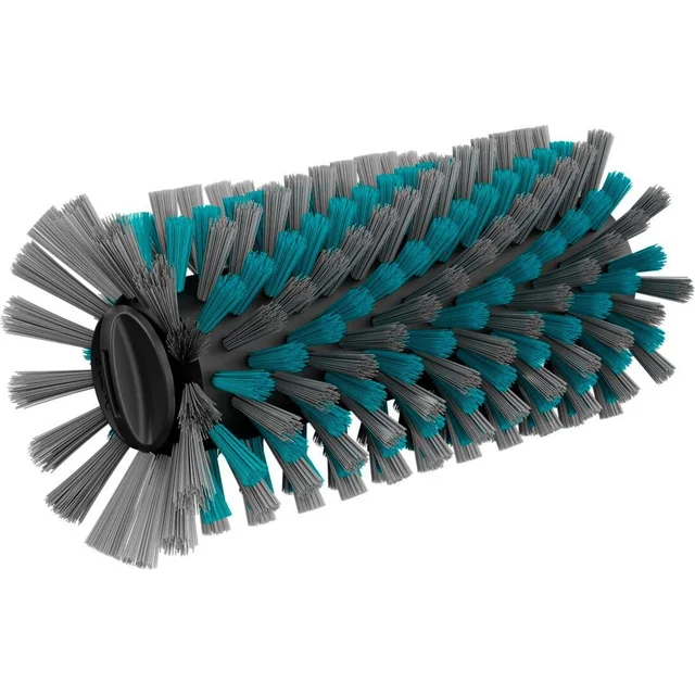 Gardena GARDENA Brosse à rouleau universelle, pour multi-nettoyeur sans fil AquaBrush, brosse de lavage (gris/turquoise, pour surfaces insensibles)