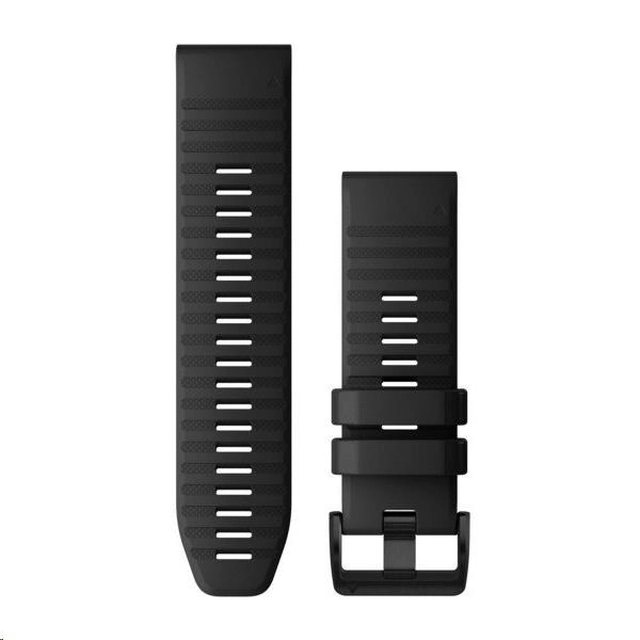 Garmin strap for fenix6X - QuickFit 26, silicone, black, black buckle