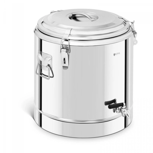 Garrafa térmica gastronómica - 50 l - Torneira ROYAL CATERING 10011212 RCTP-50ET