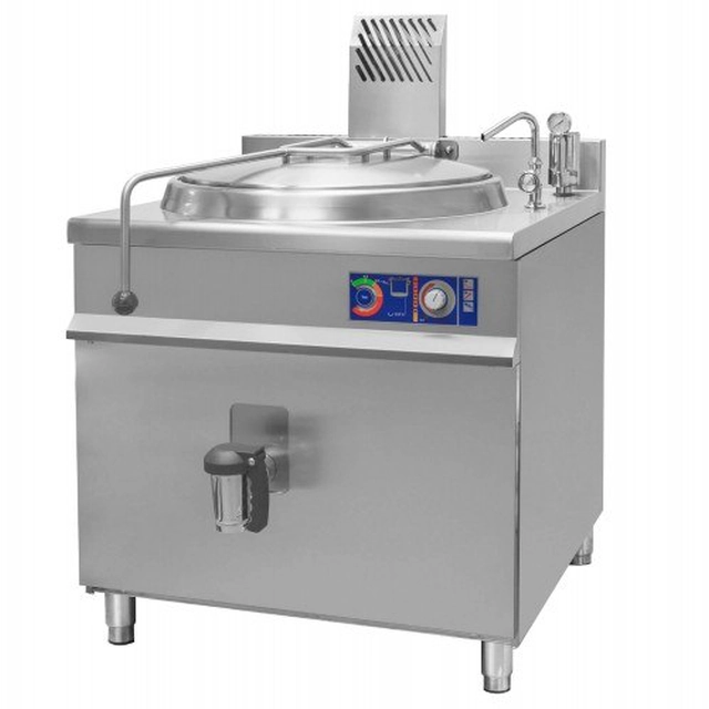 Gas boiling kettle with indirect heating | automatic filling | 19 kW | 150 l | 900x900x900 mm RQLR-152G Resto Quality