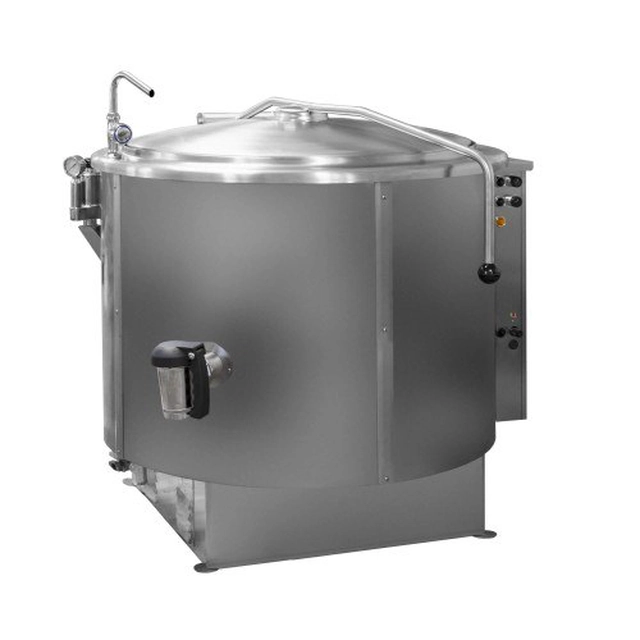 Gas boiling kettle with indirect heating | round | 31,5 kW | 200 l | 1070x1140x900 mm | RQK-200GR Resto Quality