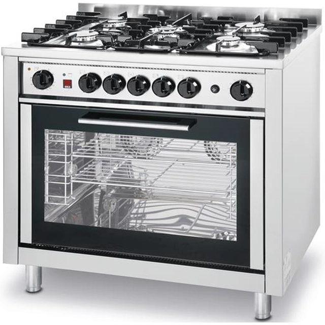 Gas cooker - 5-burner Kitchen Line with an oven 2.9kW | 14.3kW | 900x655x850mm