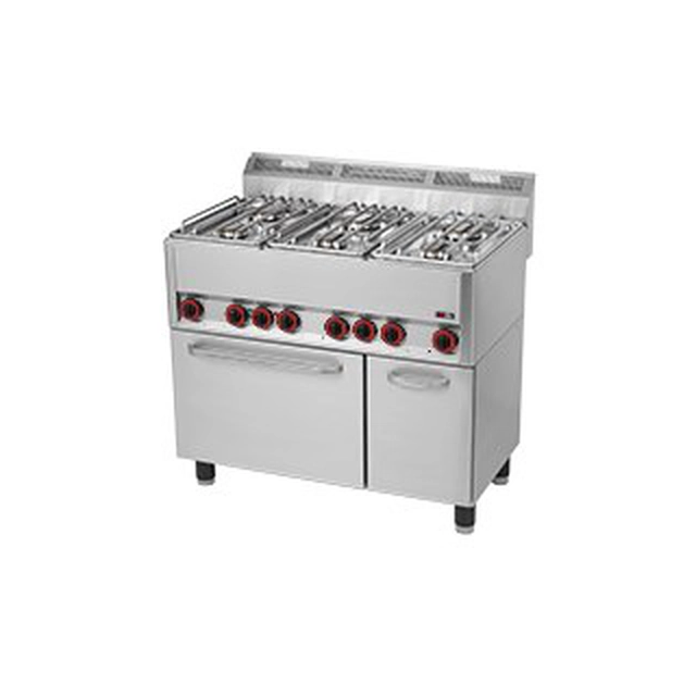 Gas cooker with electric oven SPT-90GL Redfox