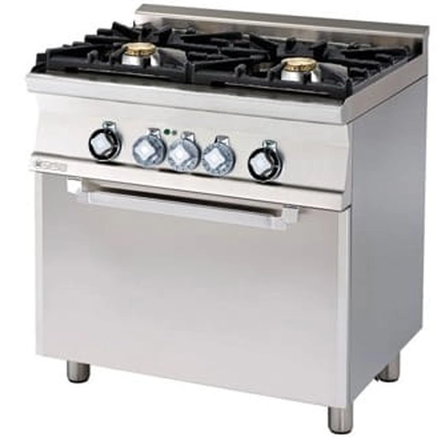 Gas cooker WOK with electric oven CFM2-68 GEM WOK | 17 kW | 800x600x900 mm