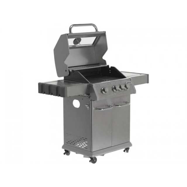 GAS GRILL 3+1 STAINLESS STEEL 11,5KW, WITH YATO GLASS YG-20015