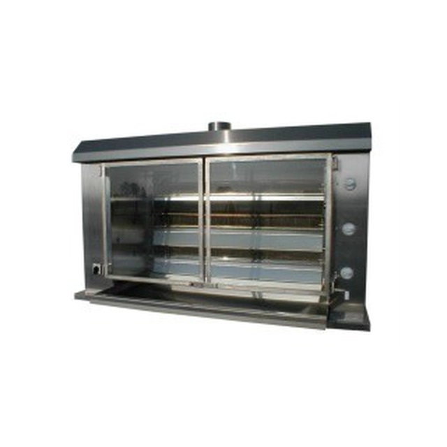 Gas grill for 30 chicken - two-row