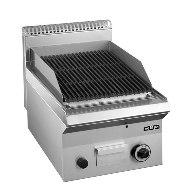 GAS GRILL WITH VOLCANIC LAWA