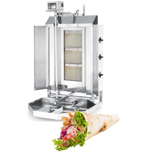 Gas Gyros Kebab Maker 3-Palnikowy Hendi 143087