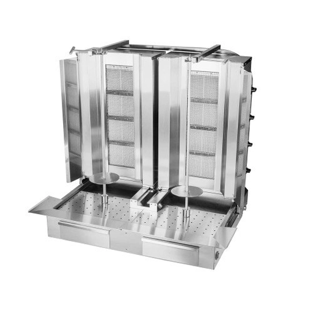 Gas Kebab Maker Dublu 2x4 Pal 120 kg