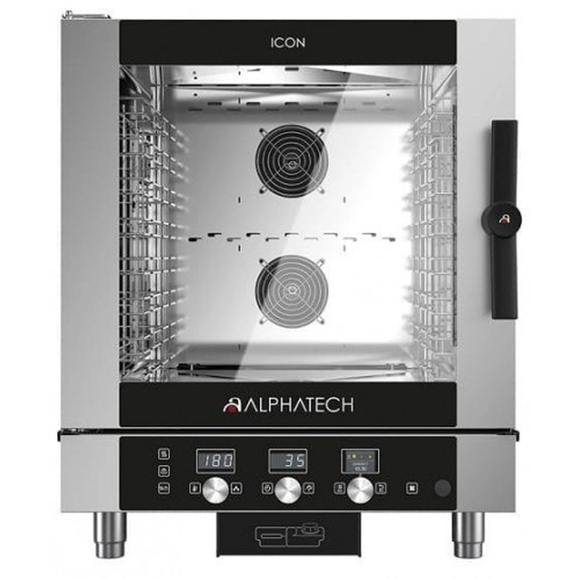 Gas-Kombidämpfer ICGT071E | 7x GN 1/1 | 7x 600x400 | Alphatech von Lainox | Elektronische Steuerung von Alphatech by L