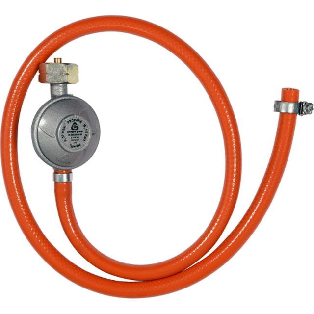 Gas regulator with 1m Vorel hose
