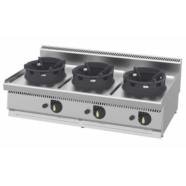 Gas wok 3-palnikowy | adjustable wok cooker | line 700 |31,5 kW|WC1270G