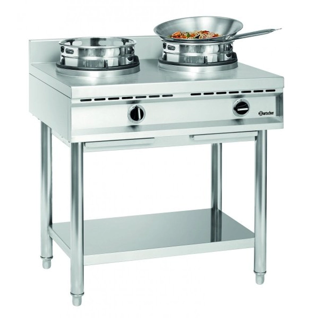 Gas wok cooker, 2 BARTSCHER burners 1052103 1052103