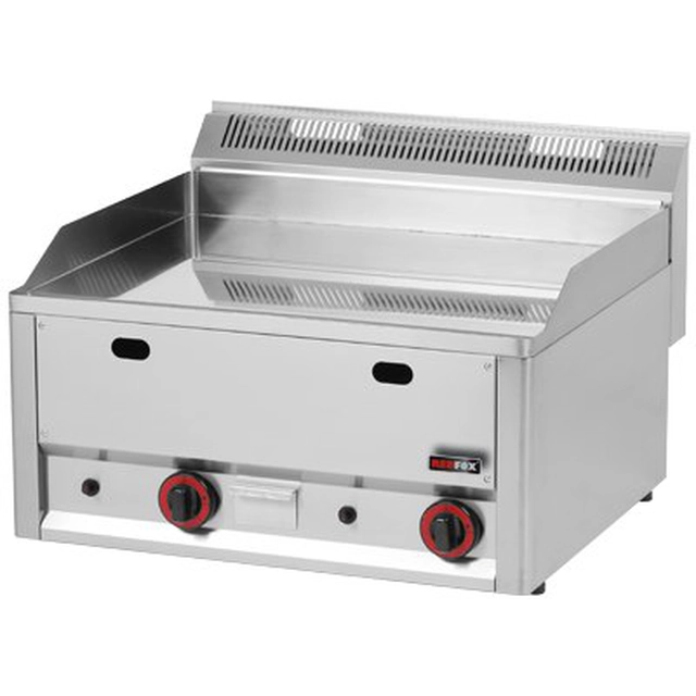 Gasgrillplaat 65x48 | glad | chroom | Roodvos 00000528