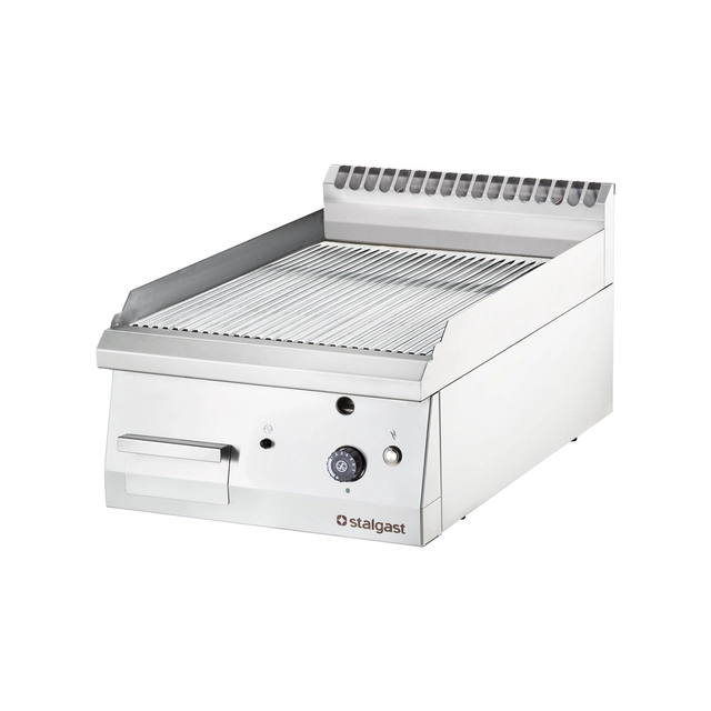 Gasgrillplaat, verchroomd, gegroefd, P 6.5 kW, U230 V, G30