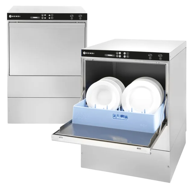 Gastronomic Dishwasher With Rinse Aid Dispenser And Hendi Certificate 230305