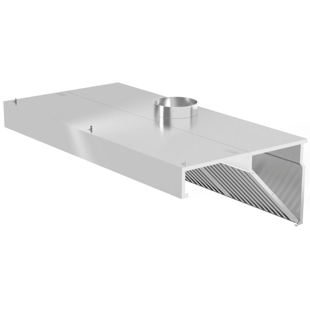 Gastronomic hood 100x100 Wall-mounted inclined Polgast 730_100x100